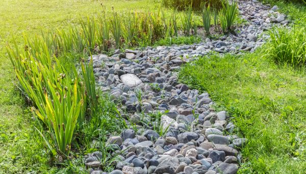 River Rock Garden Installation in Federal Way